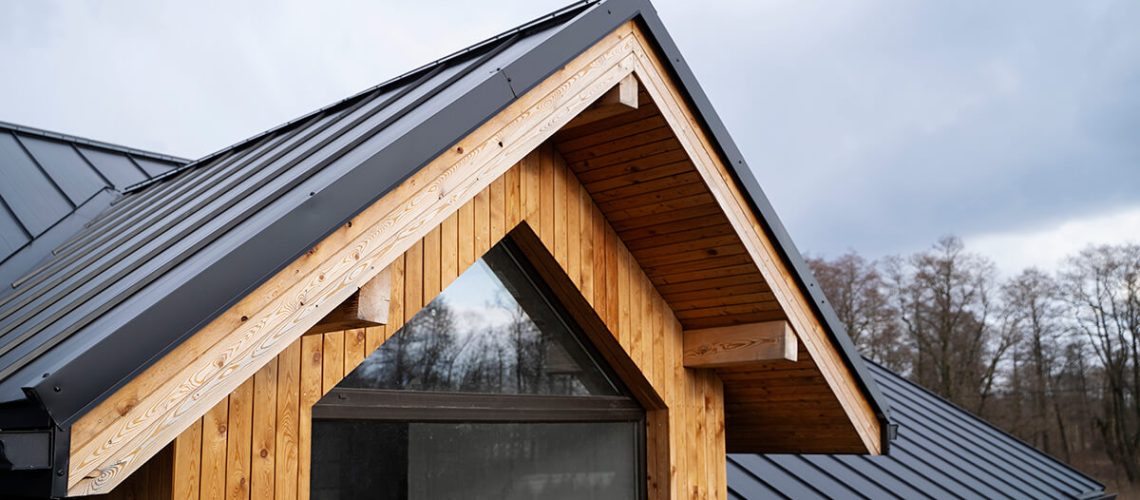 Roofer near you to install a beautiful-wooden-modern-house